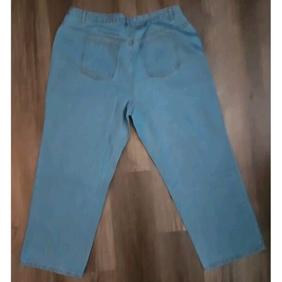 Woman Within Jeans 20W Natural Fit Straight-Leg Medium Wash - Picture 6 of 6